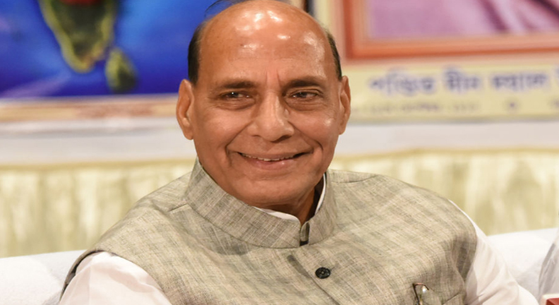 Rajnath Singh attending International Yoga Day in Udhampu