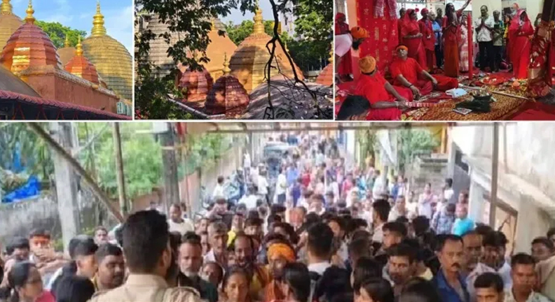 अंबुबाची निवृत्ति के दिन मां कामाख्या की झलक