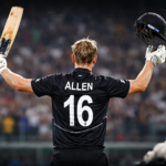 न्यूज़ीलैंड के बल्लेबाज़ फिन एलन, सबसे तेज़ 5000 T20 रन बनाने का रिकॉर्ड बनाते हुए