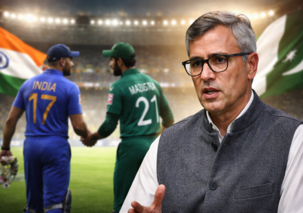 उमर अब्दुल्लाह पाकिस्तान यू-टर्न बयान, भारत-पाकिस्तान क्रिकेट मैच विवाद