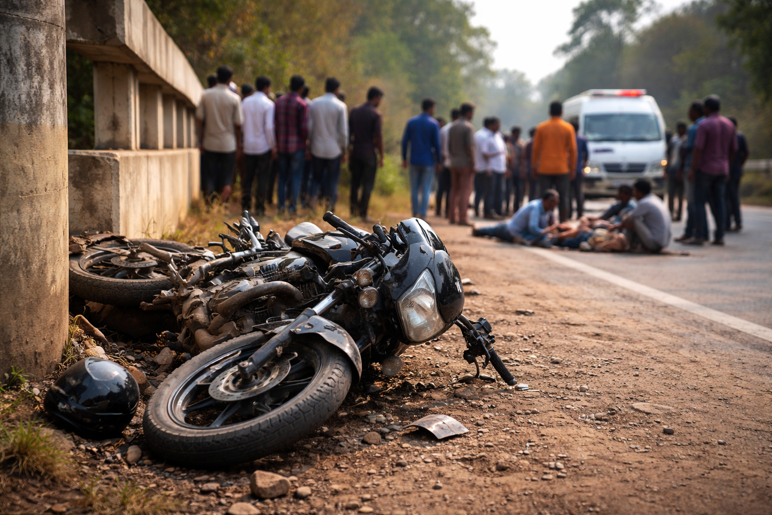 गुमला सड़क हादसा | दो छात्रों की दर्दनाक मौत