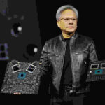 चित्र में योट्टा डेटा सेंटर और Nvidia Blackwell Ultra चिप्स की प्रतीकात्मक झलक दिखाई गई है, जो भारत के AI हब विकास को दर्शाती है।